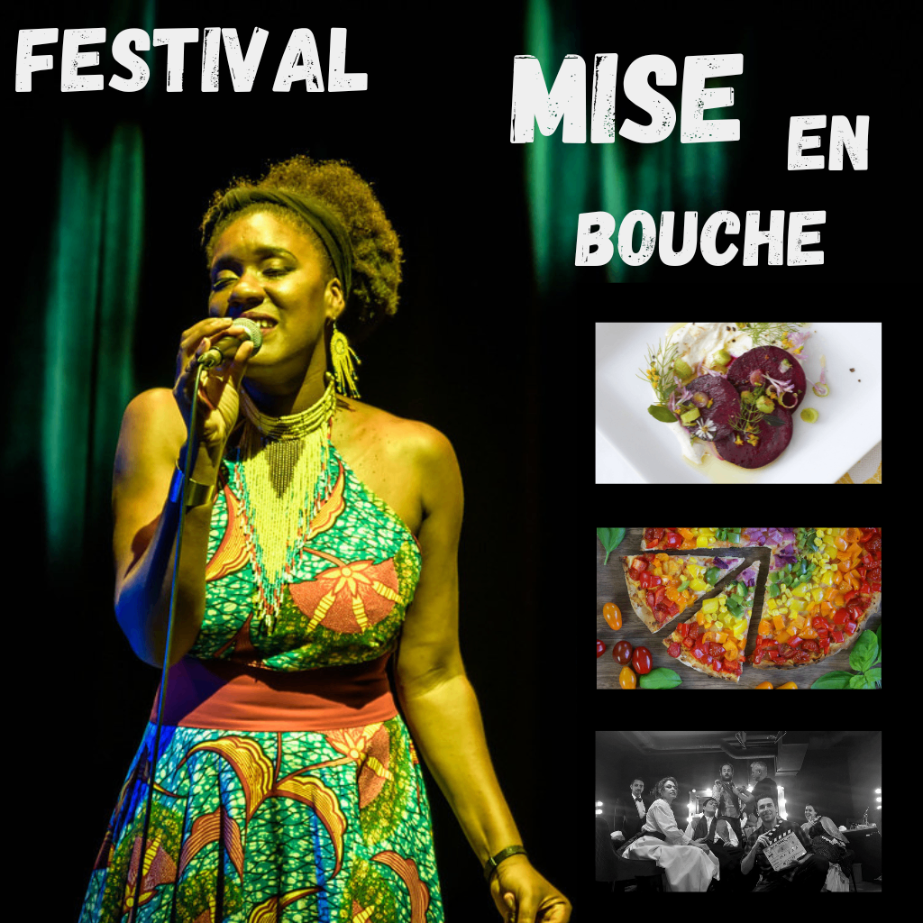 Capture d'écran du projet de la page d'accueil de mise en bouche