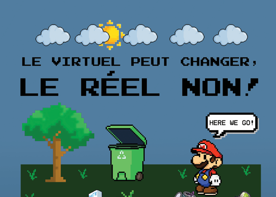 Image du projet Affiche mario recycle