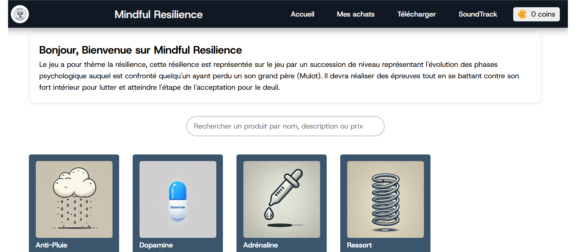 Image du projet devart-2025 Mindful resilience